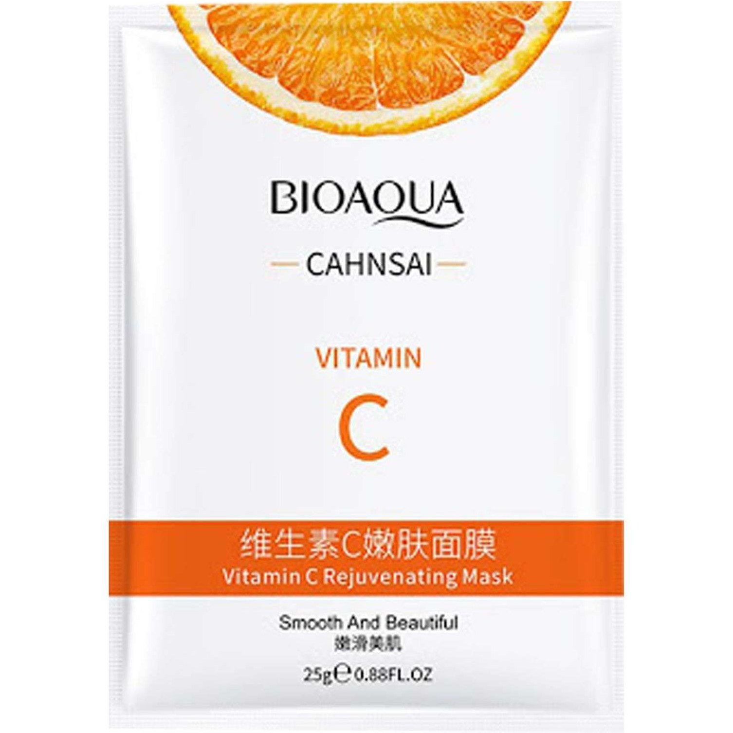 ماسک ورقه ای عصاره پرتقال ویتامین سی BIOAQUA