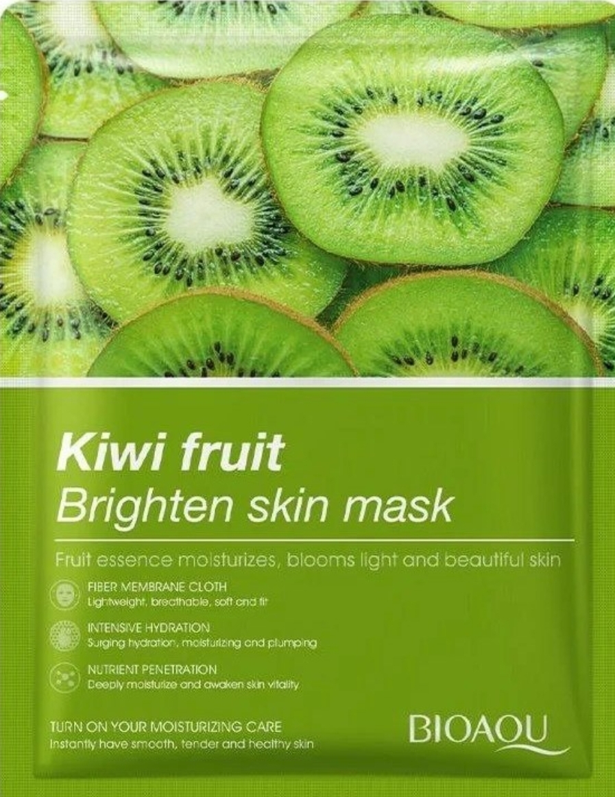 ماسک ورقه ای بیوآکوا حاوی عصاره میوه کیوی BIOAQUA