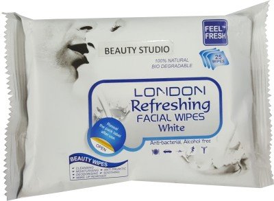 دستمال مرطوب آرایشی پاک کننده ارایش صورت 25 عددی