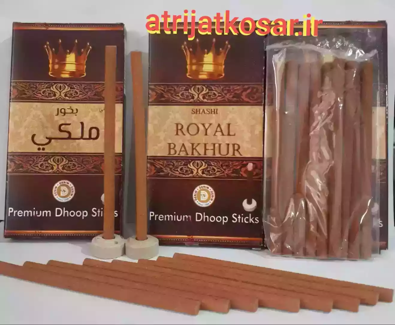 عود عرفانی  ملکی اصلی  متوسط مدادی چوب صندل ١٠ عددی مدادی